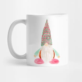 christmas gnomes watercolour painting Mug